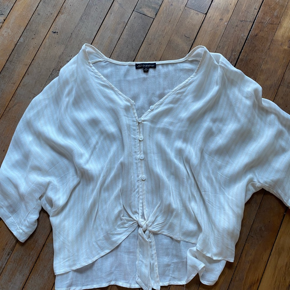 Pacsun brandy Melville boho beach shirt